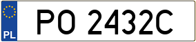 Truck License Plate